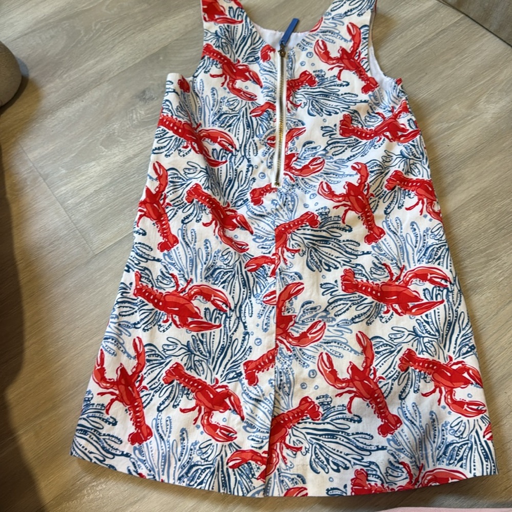 Tommy Bahama Lobster Print Sleeveless Dress size 5 - Picture 3 of 3